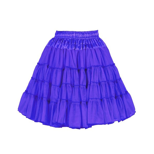 Petticoat de luxe 2 laags blauw