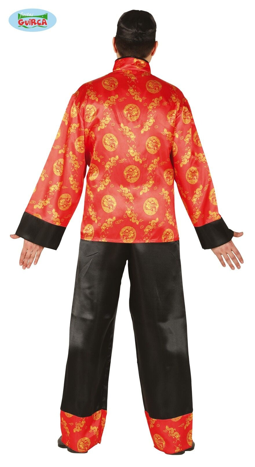 chinees kostuum achterkant