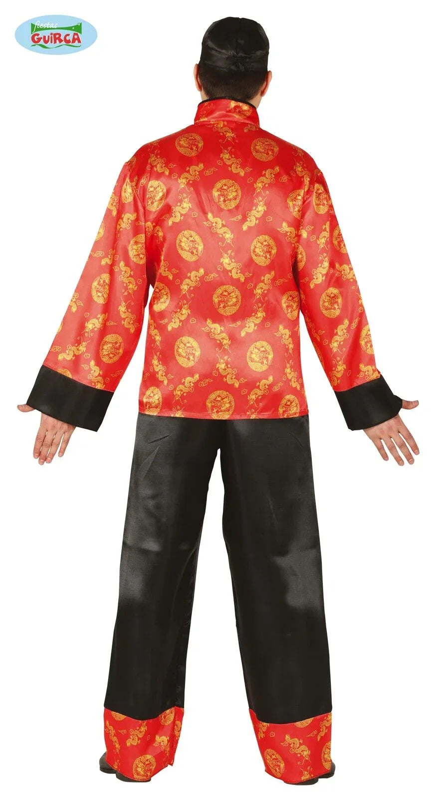 chinees kostuum achterkant