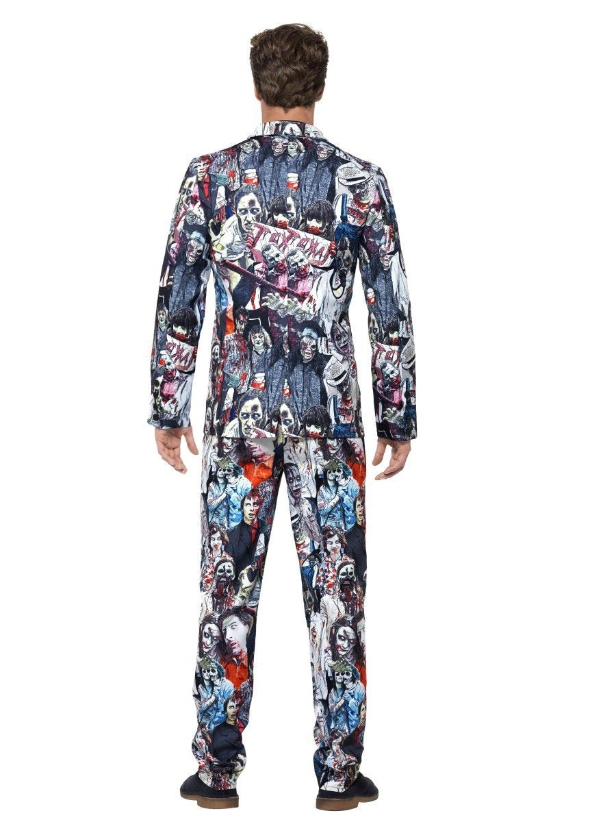 3 delig zombie pak met stropdas