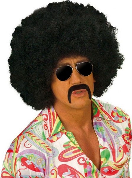 Zwarte Hippie snor