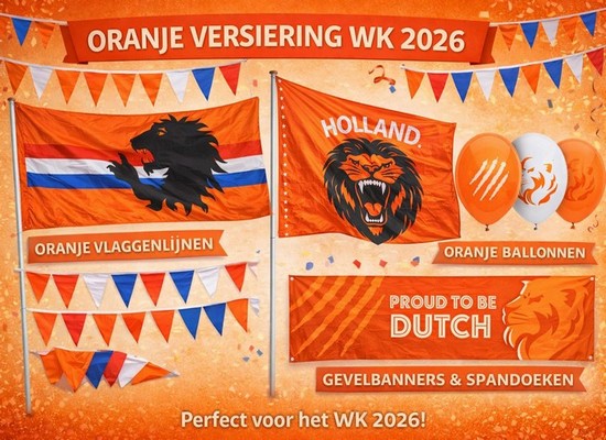 WK 2026 Oranje versiering