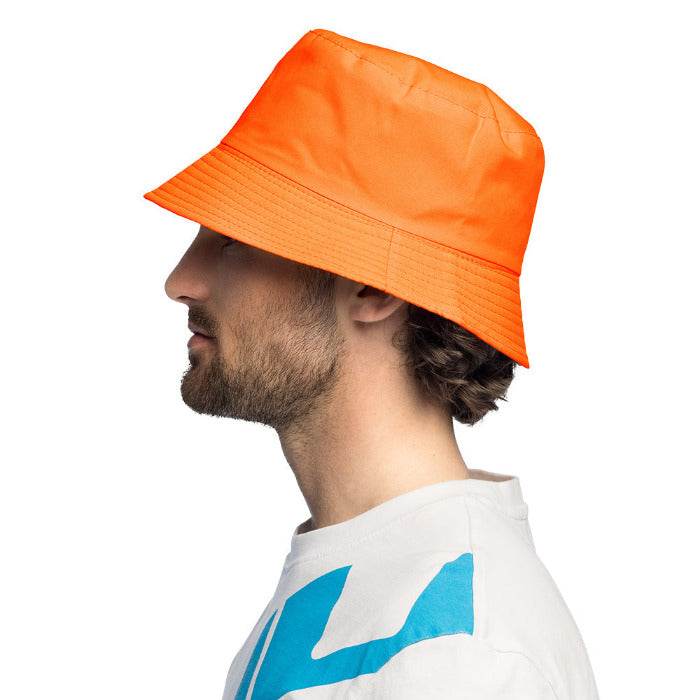 Oranje bucket hat Holland – zijaanzicht