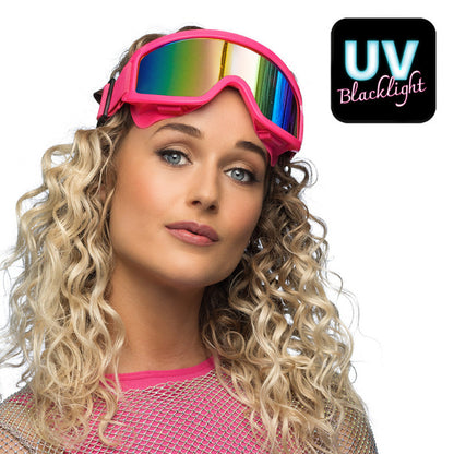 Party Skibril Neonroze UV