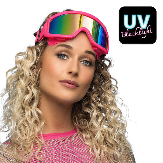 Party Skibril Neonroze UV