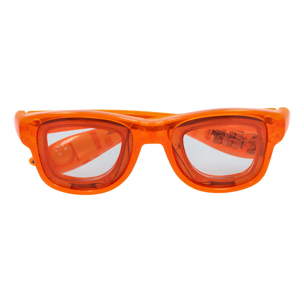 Led Partybril Blink - Oranje