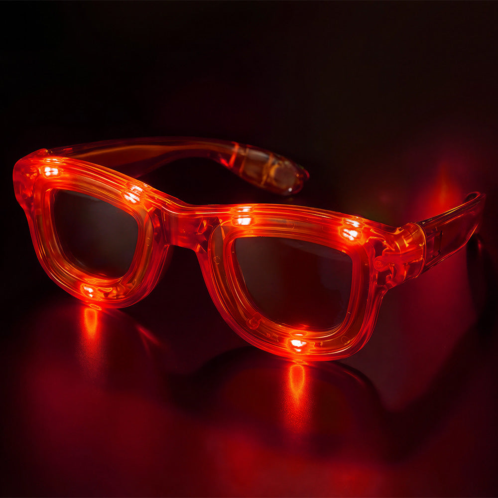 Led Partybril Blink - Oranje
