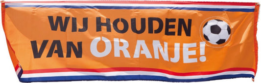 wij houden van oranje banner