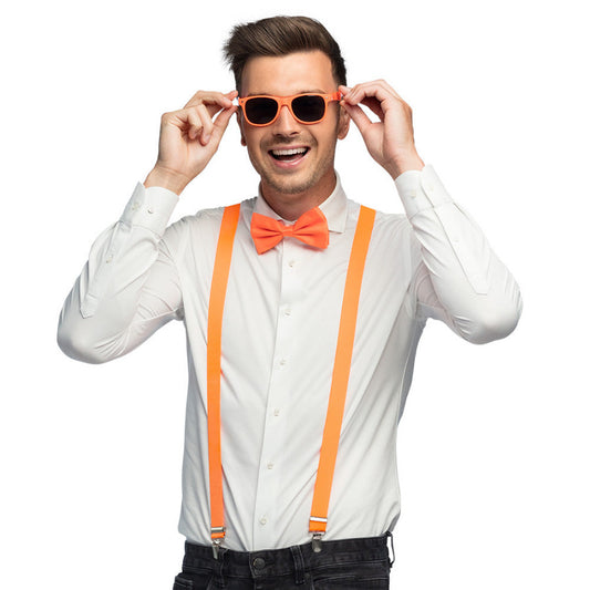 Neon oranje set Koningsdag