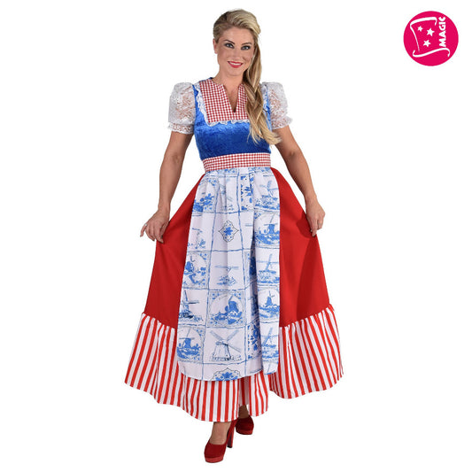 Hollandse jurk delfts blauw