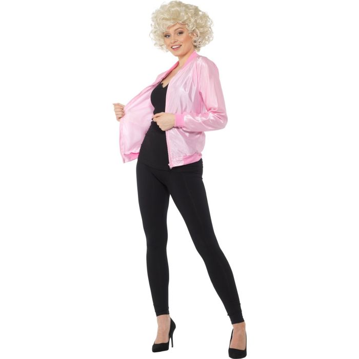 Pink Lady jasje Grease - achterkant met Pink Lady opdruk