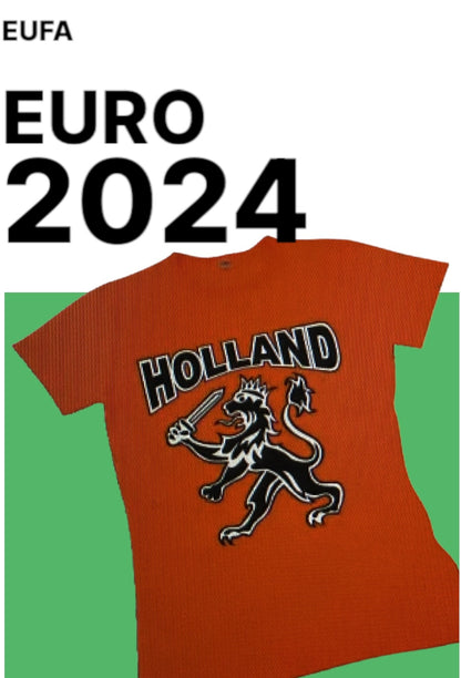 oranje Shirt heren met leeuw