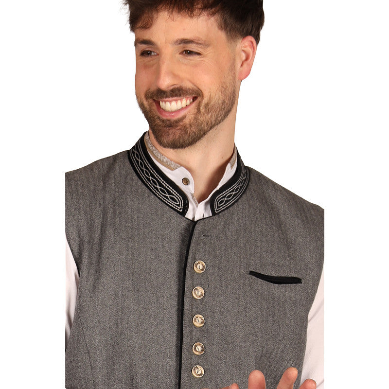 Herenvest Mathias grijs