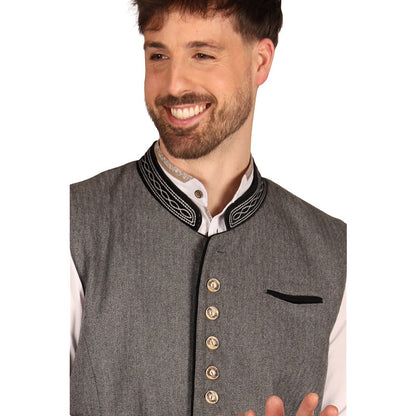 Herenvest Mathias grijs