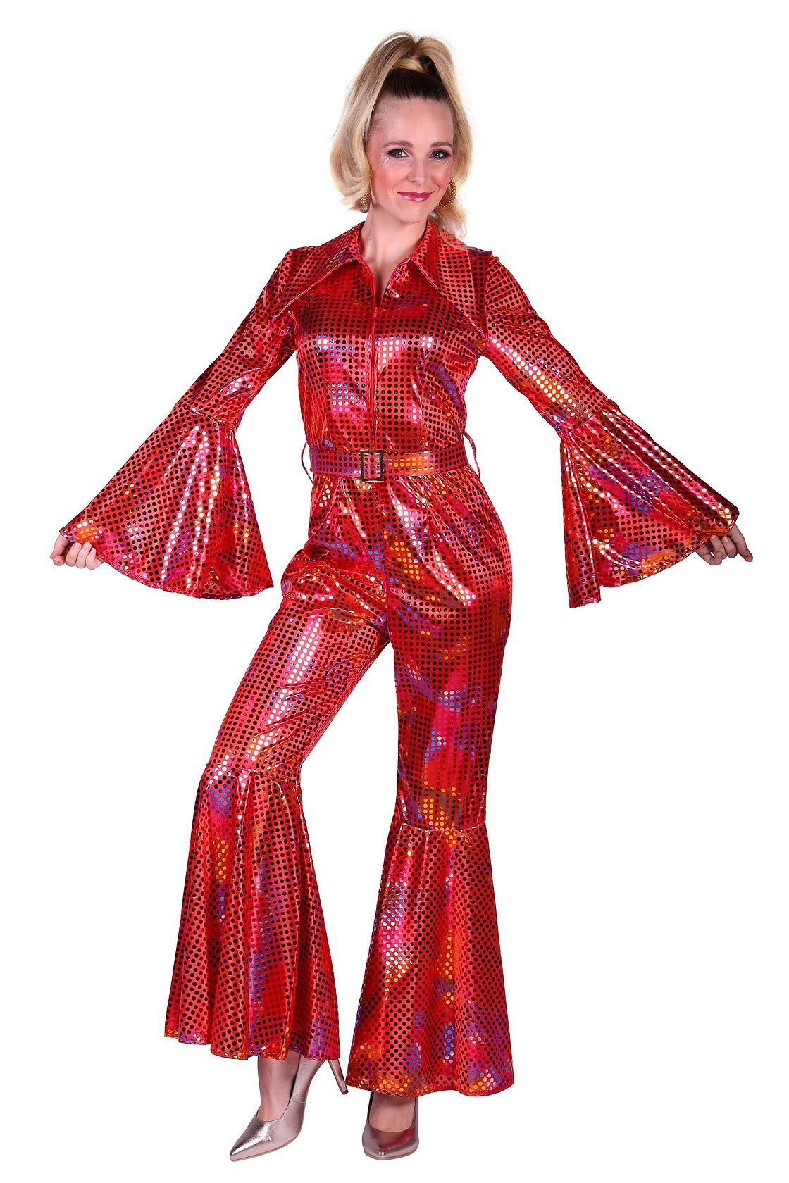pailletten disco catsuit
