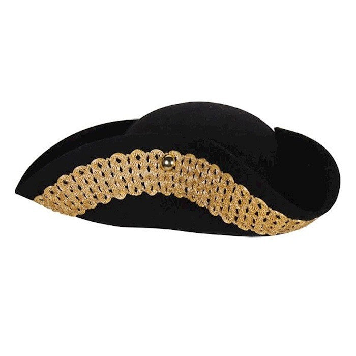 Hoed Piraat Breed Galon