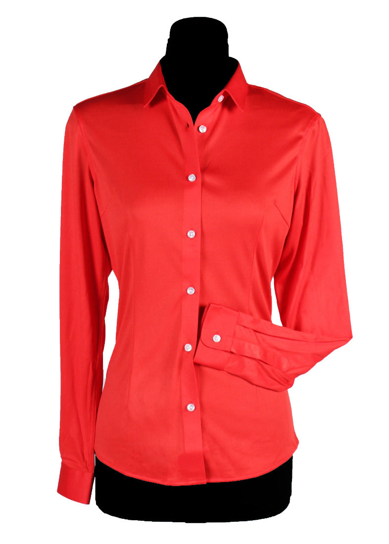 damesblouse rood