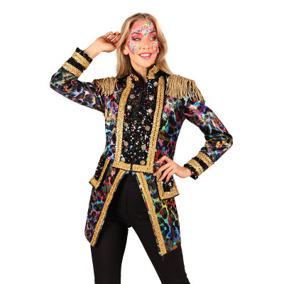 Jas dame Painted Black