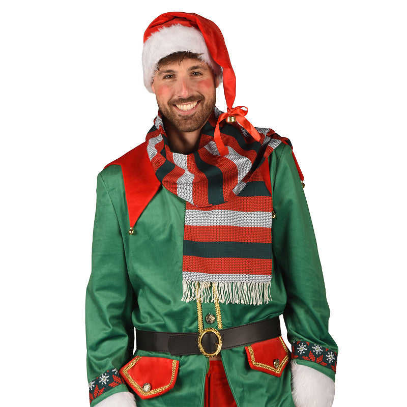 Luxe kerst elf mannenpak