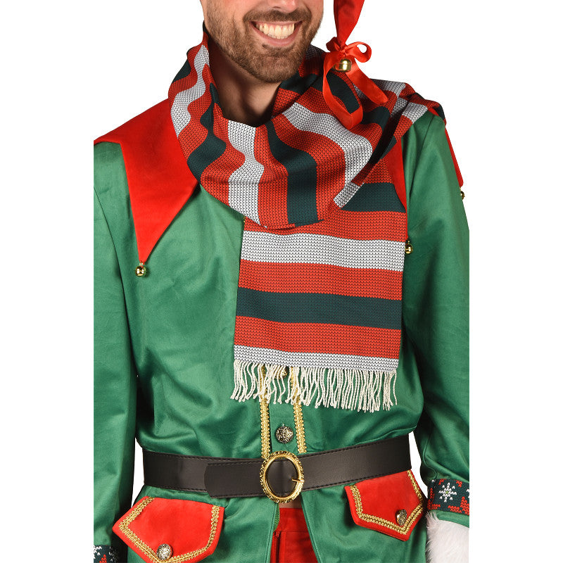 heren kerstelf met sjaal