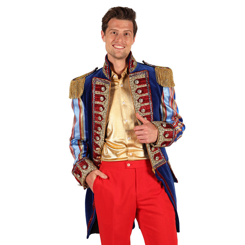 Herenjas Velvet Sensation Blauw Luxe 