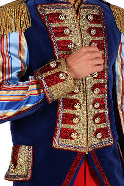 Herenjas Velvet Sensation Blauw