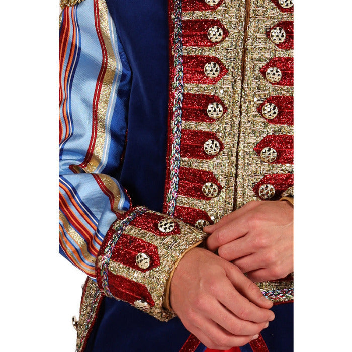 Herenjas Velvet Blauw carnaval