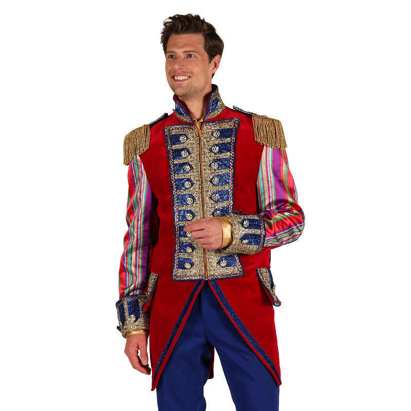 Herenjas Velvet Sensation Rood Carnaval