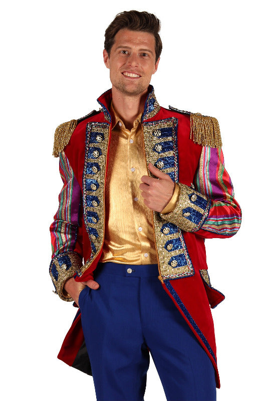 Heren carnavalsjas Red Velvet