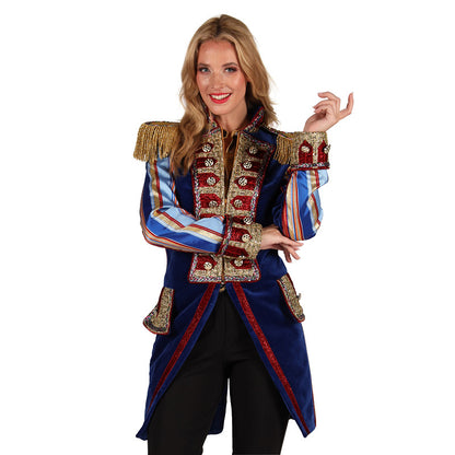 Damesjas Velvet Sensation Luxe Blauw Luxe