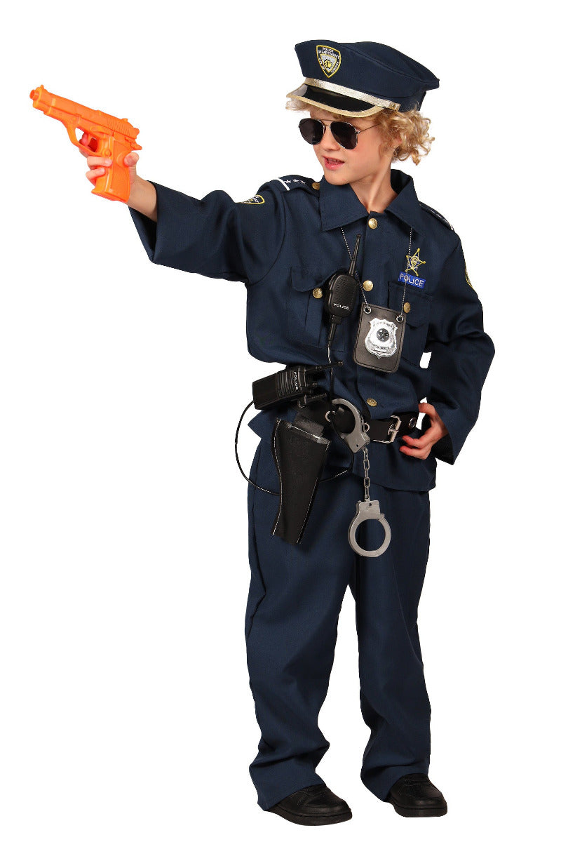 Politie kinder kostuum Compleet