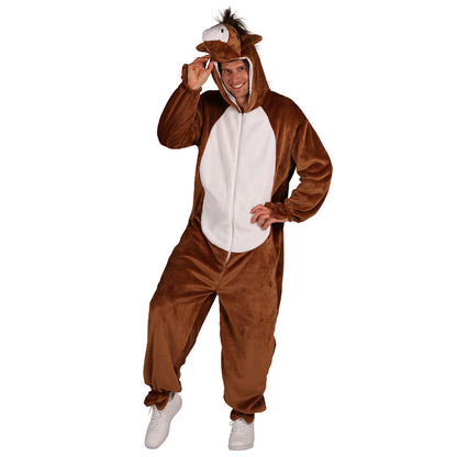 Paardenkostuum Onesie Volwassenen
