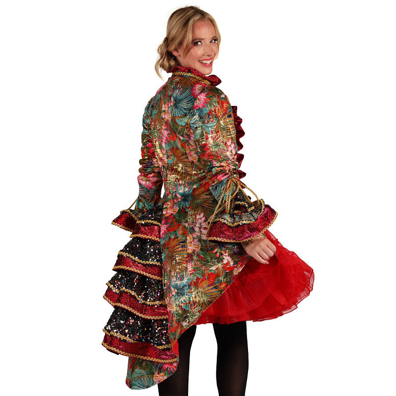 Jas dame Carnevale Fiësta Flower