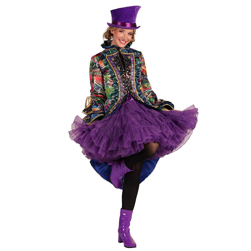 Jas Dame Carnevale Fiësta Paint purple