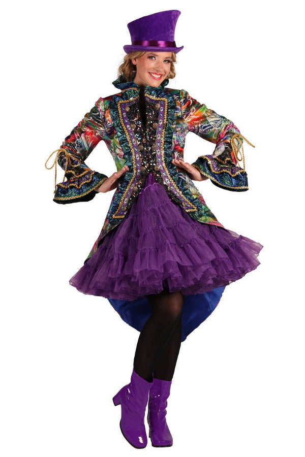 Jas dame Carnevale Fiësta Purple