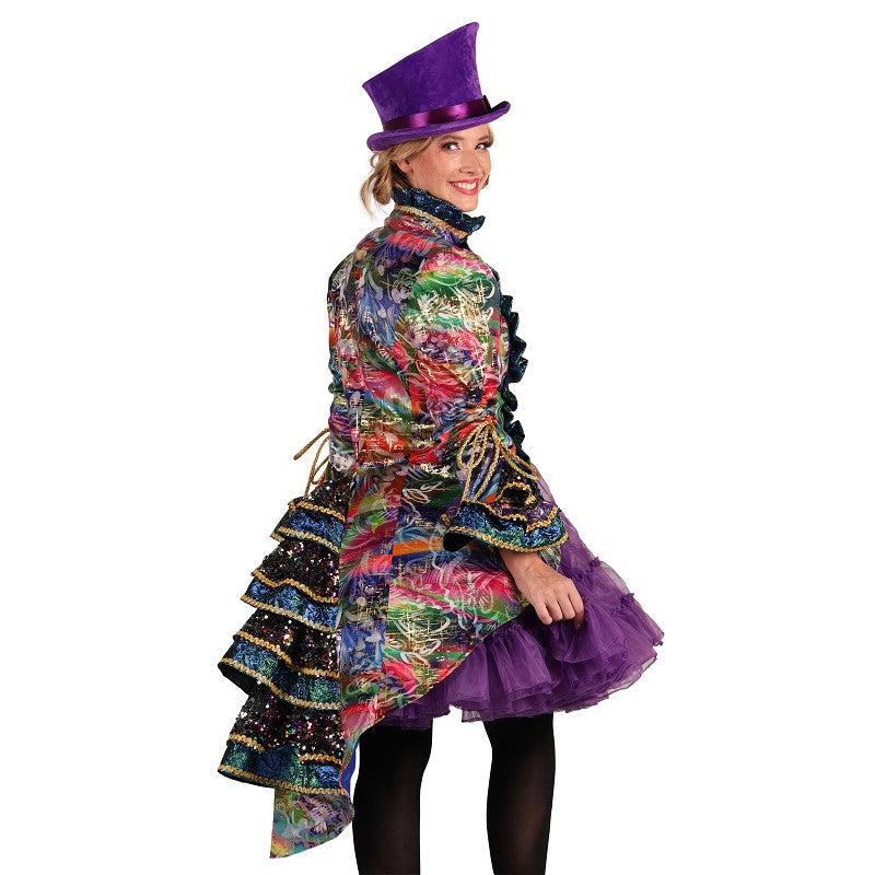 Jas Dame Carnevale Fiësta Paint paars