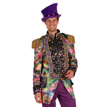 Jas Carnevale Fiësta Purple Paint luxe