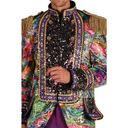 carnavals Jas heer Carnevale Fiësta Purple Paint