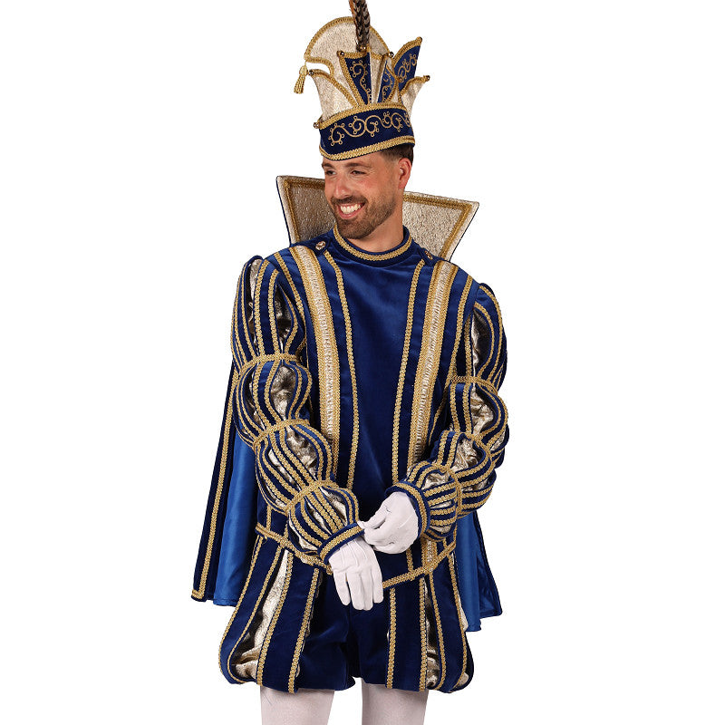 Prins Carnaval kostuum blauw