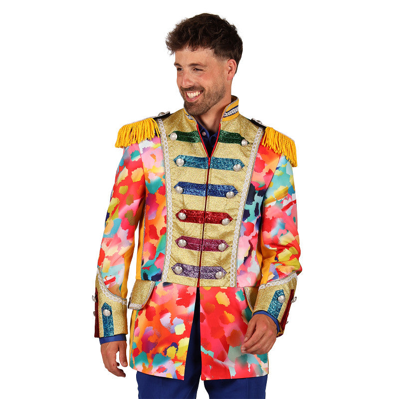 Carnavalsjas Color Paint Splatters Heren