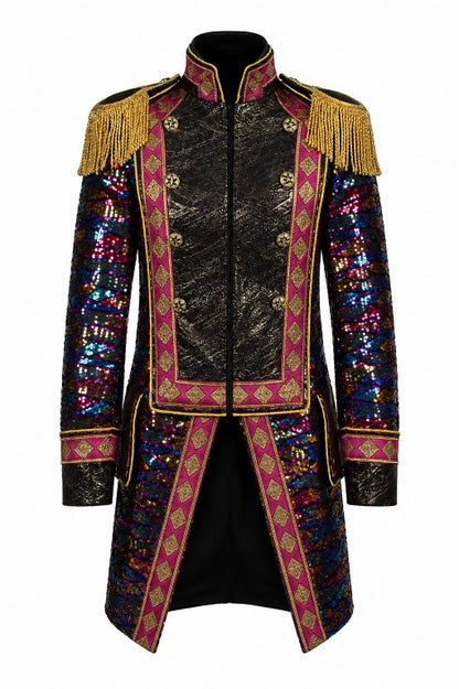 Jas Heer Carnival Sequin Party Paars