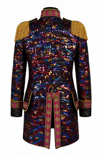 Jas Heer Carnival Sequin Party Paars