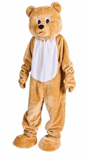Vriendelijke Mascotte Beer Luxe – Pluche – Professioneel Kostuum