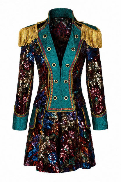 Damesjas Sparkling Turquoise