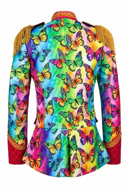 Damesjas Butterfly Carnaval