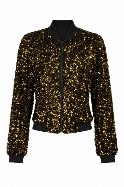 Jas Dame Sequin Dodgers Goud