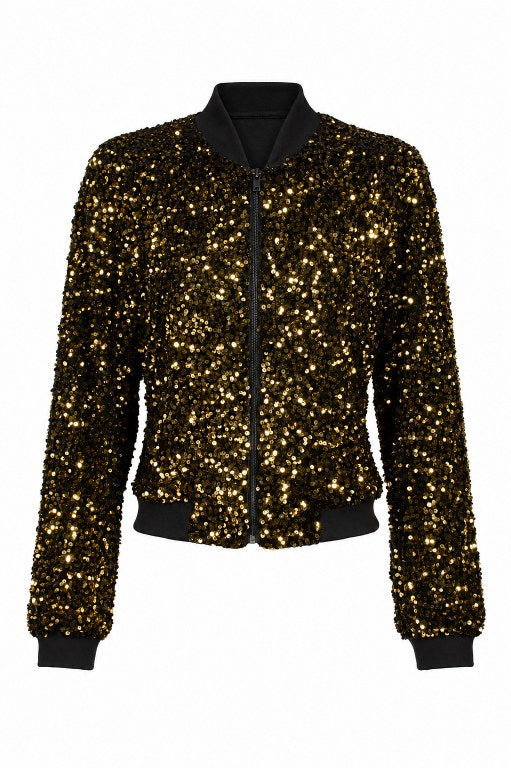 Jas Dame Sequin Dodgers Goud