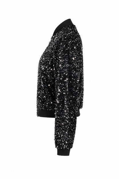Jas Dame Sequin Dodgers Zilver