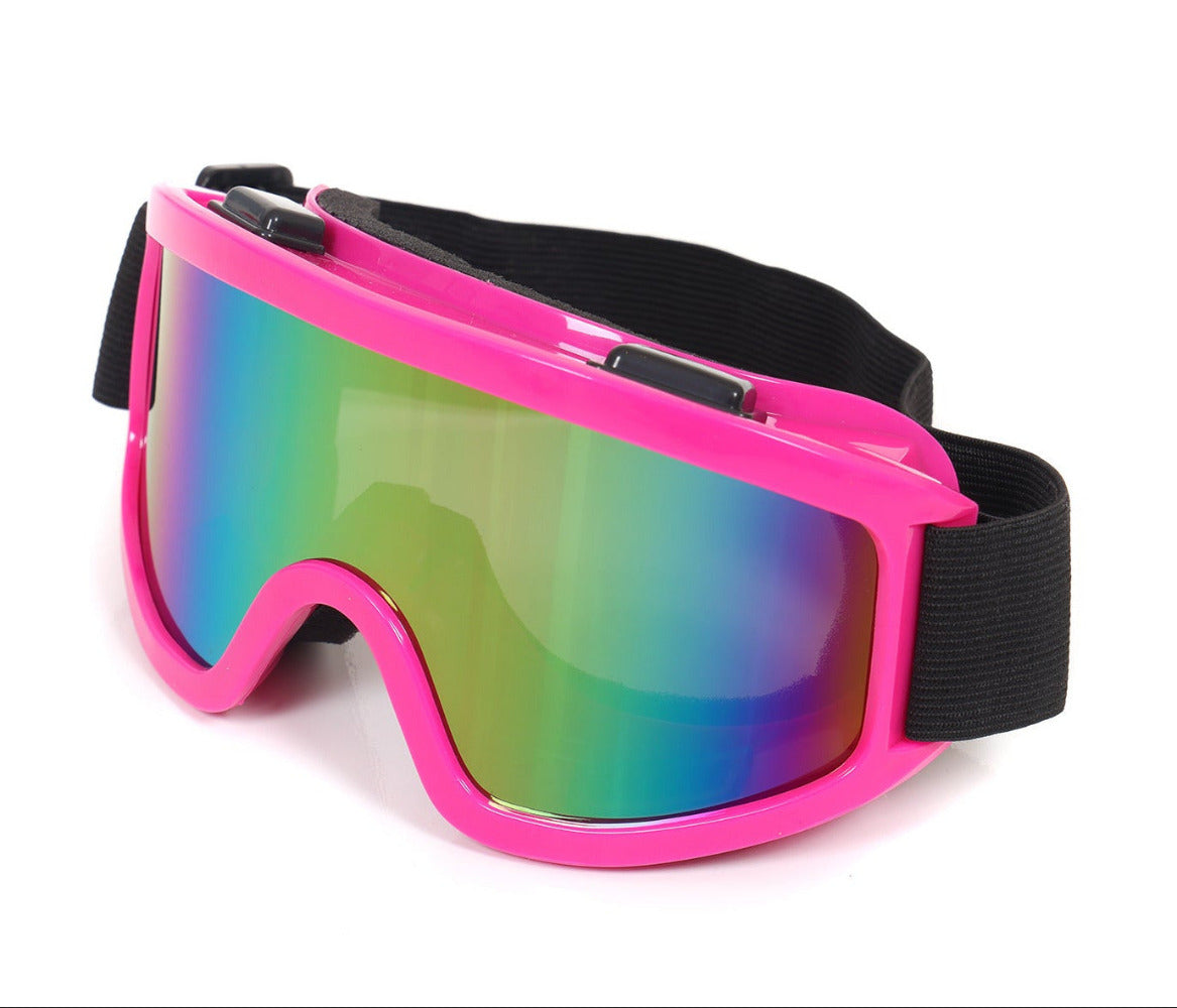 roze skibril apres ski party