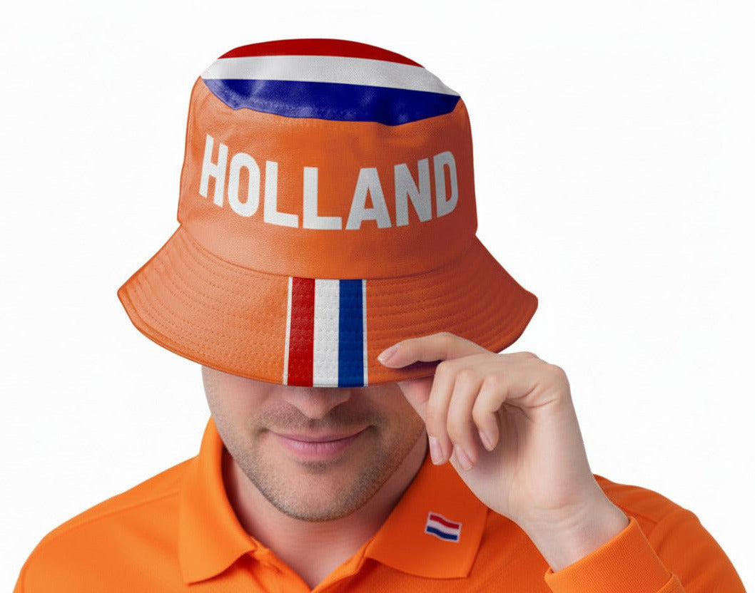 holland vissershoedje gedragen door heer